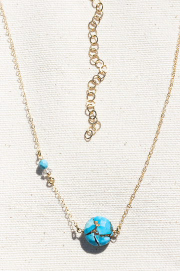 MACARON NECKLACE- TURQUOISE
